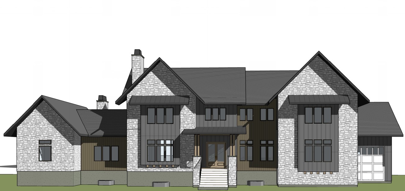 Custom home design project by Finch Designs in Sandpoint, Idaho
