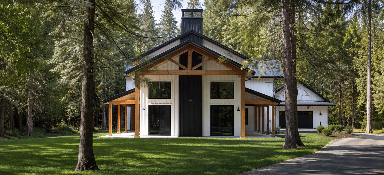 Custom home design project by Finch Designs in Sandpoint, Idaho